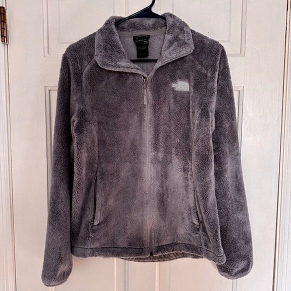 Women's The North Face Fleece Top Jacket Gray S/P